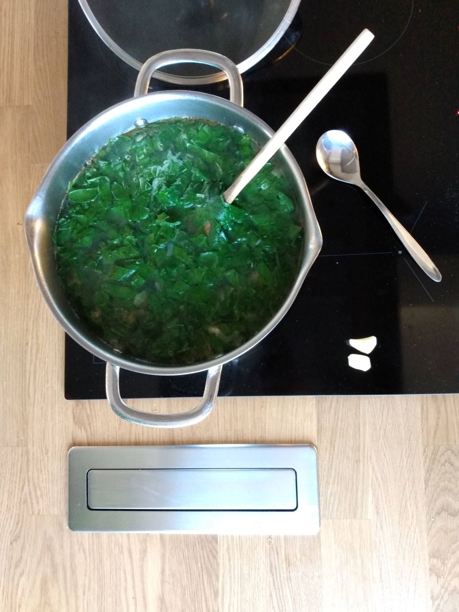 Cícerovo - špenátová polievka