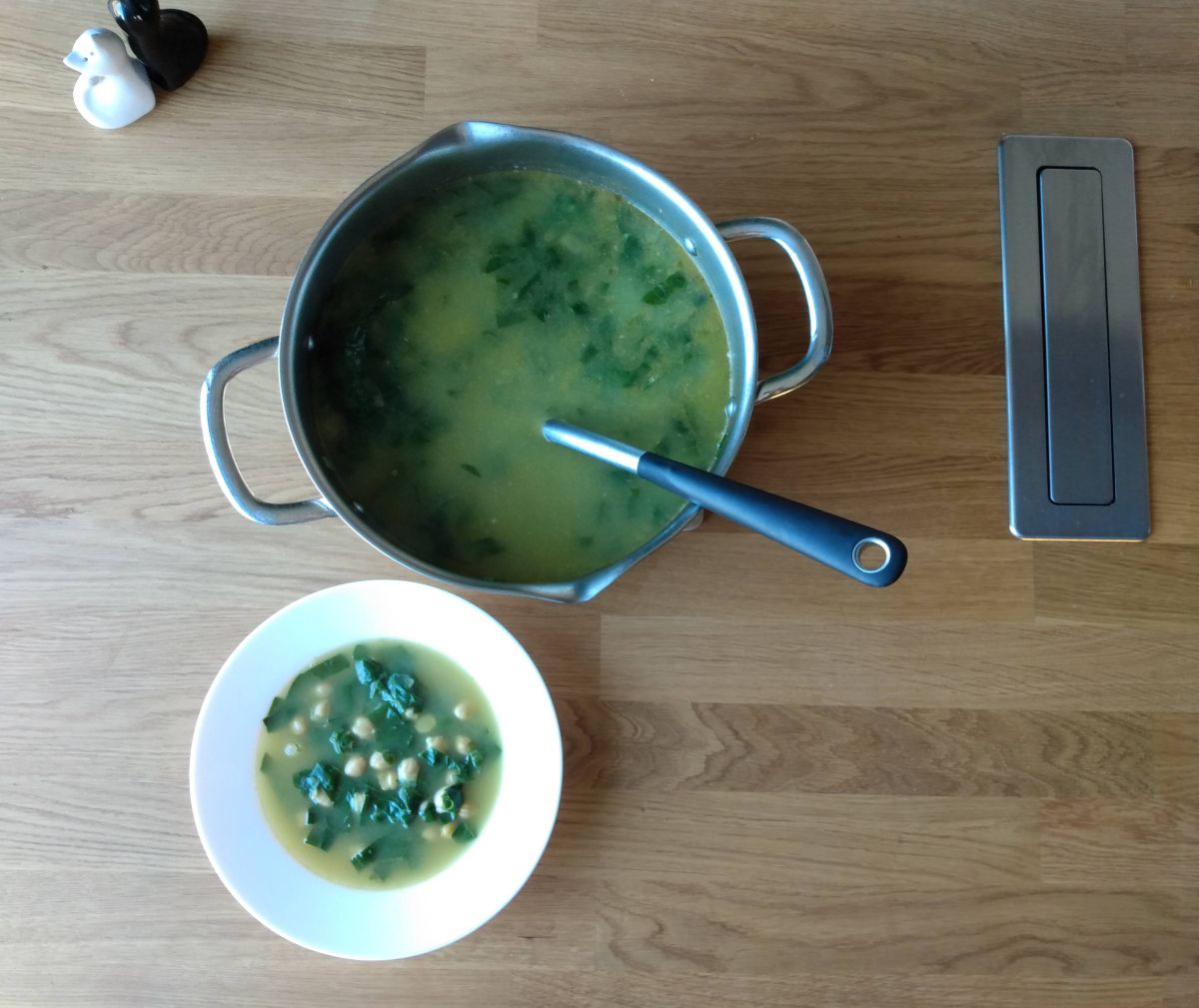 Cícerovo - špenátová polievka